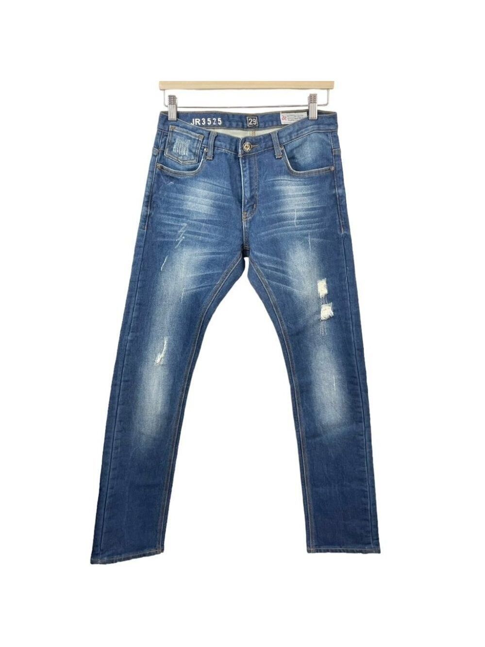 J Rag Y2K Distressed Straight Leg Jeans Size 29 ( Style JR3525)